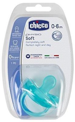 Opakowanie Smoczek silikonowy Physio Soft 0-6m niebieski