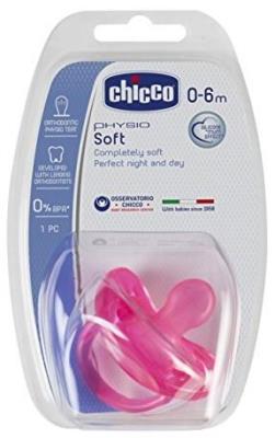 Opakowanie Smoczek silikonowy Physio Soft 0-6m róż