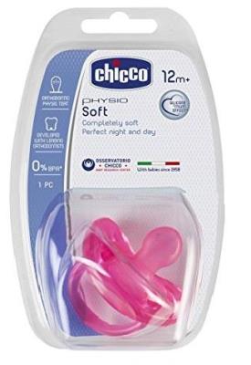 Opakowanie Smoczek silikonowy Physio Soft 12m+ róż