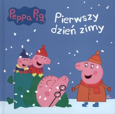 Okładka książki Świnka Peppa. Pierwszy dzień zimy