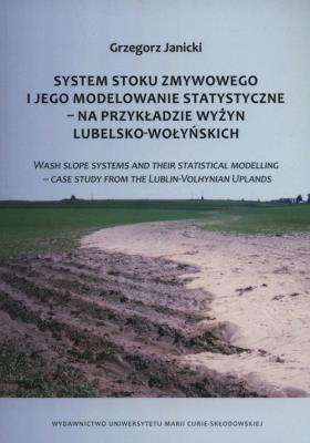 Okładka książki System stoku zmywowego i jego modelowanie stat.