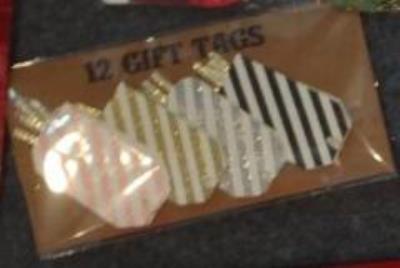 Opakowanie Tagi prezentowe (12szt) CHRISTMAS JOY