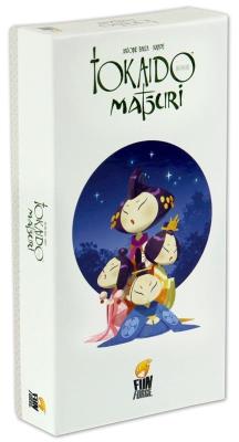Tokaido: Matsuri HOBBITY. Autor: Bauza Antoine. SmakLiter.pl Okładka książki Tokaido: Matsuri HOBBITY