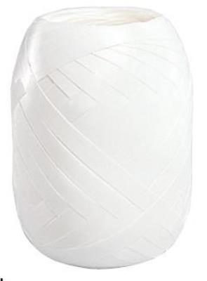 Opakowanie Wstążka kłębuszek 20m biała