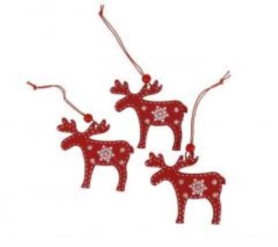 Opakowanie Zestaw ozdób Renifery CHRISTMAS JOY