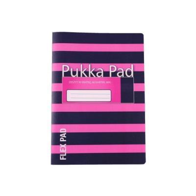 Opakowanie Zeszyt A5/60K kratka Navy pink PUKKA