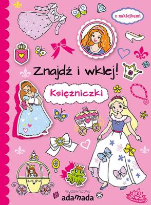 Okładka książki Znajdź i wklej Księżniczki