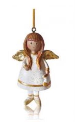 Opakowanie Aniołek do zawieszenia złoty CHRISTMAS JOY