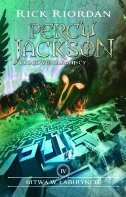 Bitwa w Labiryncie Percy Jackson i Bogowie olimpijscy Tom 4. Autor: Rick Riordan. SmakLiter.pl Okładka książki Bitwa w Labiryncie Percy Jackson i Bogowie olimpijscy Tom 4