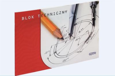 Blok techniczny Fiorello A4 10 kartek. Wydawca: Fiorello. SmakLiter.pl Opakowanie Blok techniczny Fiorello A4 10 kartek