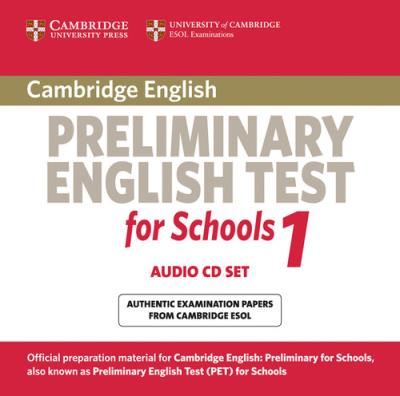 Opakowanie Cambridge Preliminary English Test for Schools 1 Audio 2CD