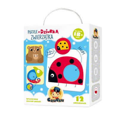 Opakowanie CzuCzu Puzzle z dziurką Zwierzątka 18 mies.+