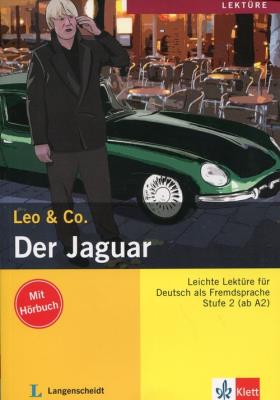 Der Jaguar Leo & Co. Lekture + CD. Autor: Leo & Co.. SmakLiter.pl Okładka książki Der Jaguar Leo & Co. Lekture + CD