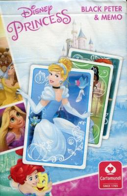 Disney Księżniczki Czarny Piotruś Memo. Wydawca: Cartamundi. SmakLiter.pl Opakowanie Disney Księżniczki Czarny Piotruś Memo