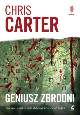 Geniusz zbrodni. Autor: Carter Chris. SmakLiter.pl Okładka książki Geniusz zbrodni