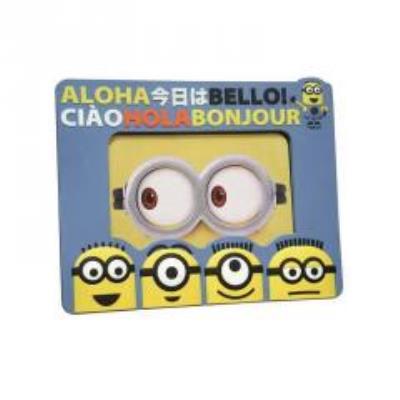 Opakowanie Gumowa ramka na zdjęcia 3D Minionki