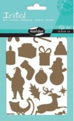 Opakowanie Naklejki Initial Boże Narodzenie