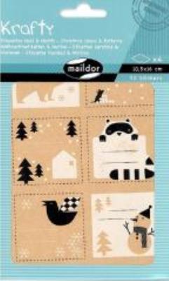 Opakowanie Naklejki Krafty Boże Narodzenie