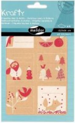 Opakowanie Naklejki Krafty Boże Narodzenie