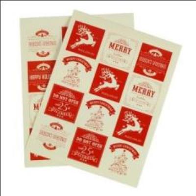 Opakowanie Naklejki na prezenty CHRISTMAS JOY