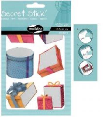 Opakowanie Naklejki Secret Stick' ze zdrapką