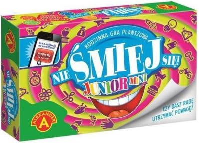 Okładka książki Nie śmiej się! Wersja junior mini. Gra