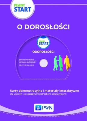 Pewny start O dorosłości Karty demonstracyjne. Autor: Barbara Szostak, Klaro-Celej Lidia. SmakLiter.pl Okładka książki Pewny start O dorosłości Karty demonstracyjne