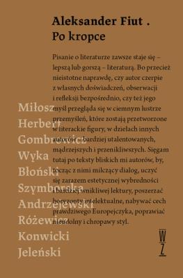 Po kropce. Autor: Aleksander Fiut (red.). SmakLiter.pl Okładka książki Po kropce