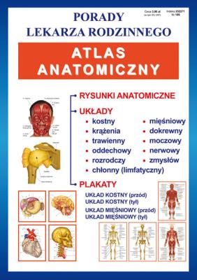Porady lek. rodzinnego. Atlas anatomiczny Nr 109. Autor: Opracowanie zbiorowe. SmakLiter.pl Okładka książki Porady lek. rodzinnego. Atlas anatomiczny Nr 109