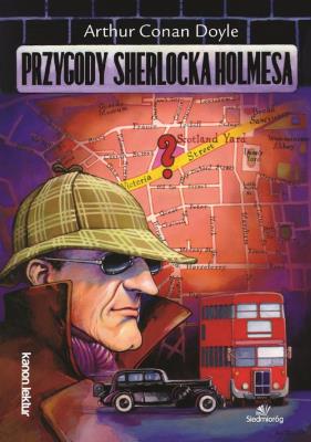 Przygody Sherlocka Holmesa. Autor: Sir Arthur Conan Doyle. SmakLiter.pl Okładka książki Przygody Sherlocka Holmesa