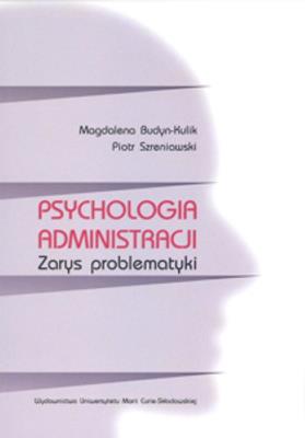 Okładka książki Psychologia administracji