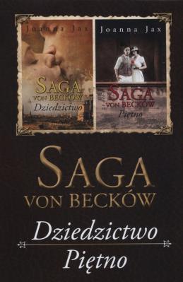 Saga Von Becków Dziedzictwo / Piętno. Autor: Joanna Jax. SmakLiter.pl Okładka książki Saga Von Becków Dziedzictwo / Piętno