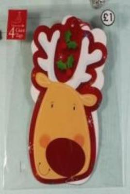 Opakowanie Tagi do prezentów 4 szt.