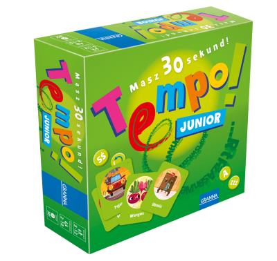 TEMPO! Junior. Autor: GRANNA. SmakLiter.pl Okładka książki TEMPO! Junior