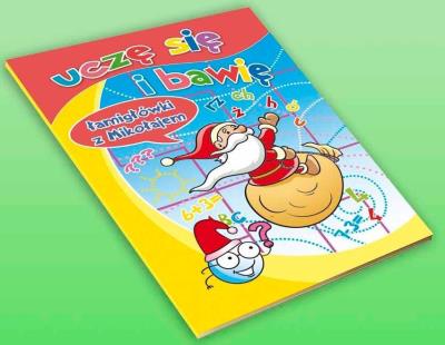 Okładka książki Uczę się i bawię. Łamigłówki z Mikołajem