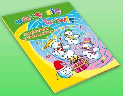 Okładka książki Uczę się i bawię. Zgadywanki z bałwankiem