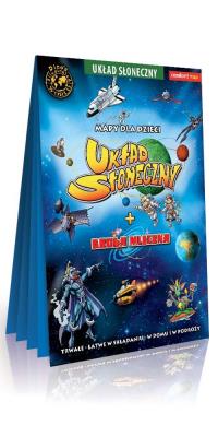 Układ Słoneczny + Droga Mleczna comfort! map laminowana mapa dla dzieci. Autor: Opracowanie zbiorowe. SmakLiter.pl Okładka książki Układ Słoneczny + Droga Mleczna comfort! map laminowana mapa dla dzieci