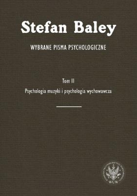 Okładka książki Wybrane pisma psychologiczne Tom 2