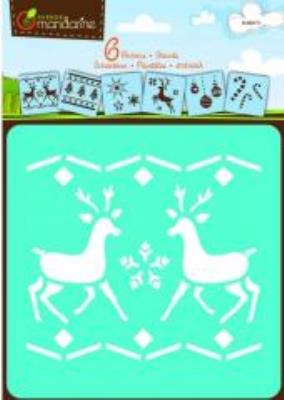 Opakowanie Zestaw szablonów Boże Narodzenie