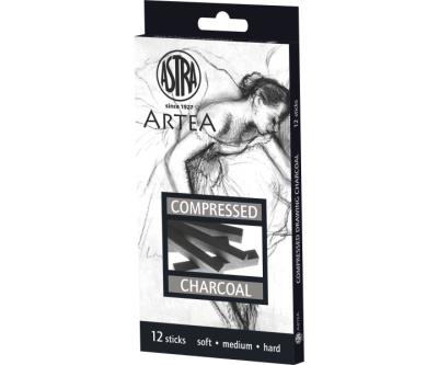 Opakowanie Zestaw węgli prasowanych 12 sztuk ASTRA