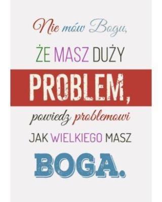 Opakowanie A Kartka składana - Nie Mów Bogu że masz