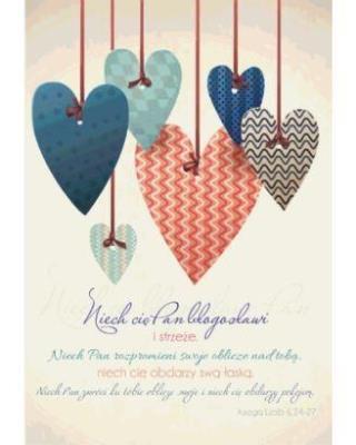 Opakowanie A Kartka składana - Niech Ci błogosławi