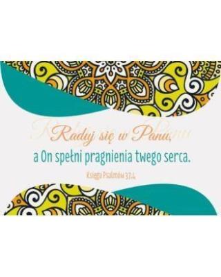 Opakowanie A Kartka składana - Raduj się w Panu Grafika