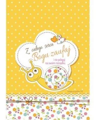 Opakowanie A Kartka składana - Z całego serca zaufaj Panu