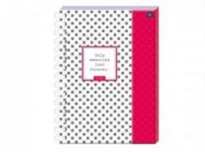 Opakowanie Album fotograficzny  B5 25 kartek na spirali z magnesem rozowy hybryda