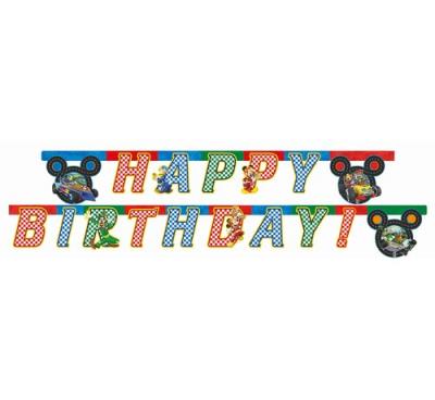 Opakowanie Banner 'Mickey Roadster Racers - Happy Birhday''