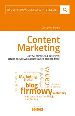 Okładka książki Content Marketing