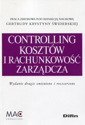 Okładka książki Controlling i rachunkowość zarządcza kosztów