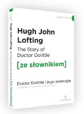 Okładka książki Doktor Dolittle wersja angielska z podręcznym słownikiem
