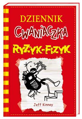 Dziennik cwaniaczka 11. Ryzyk-fizyk. Autor: Jeff Kinney. SmakLiter.pl Okładka książki Dziennik cwaniaczka 11. Ryzyk-fizyk
